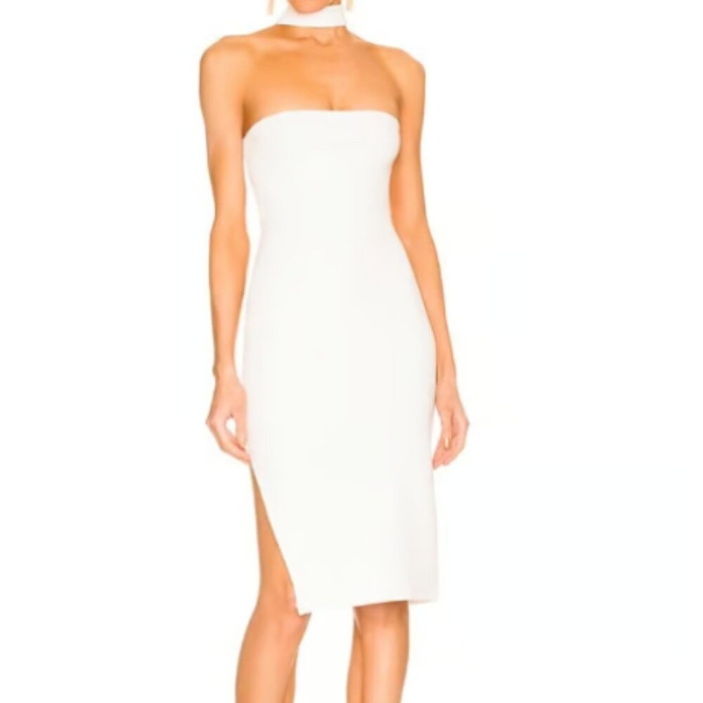 Superdown choker midi dress